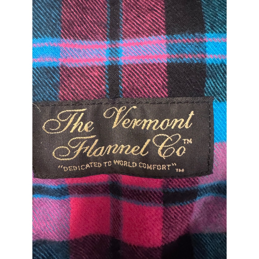 The Vermont Flannel Co. XXL Multicolor Plaid Flannel Shirt Jacket USA Cotton - Picture 6 of 10